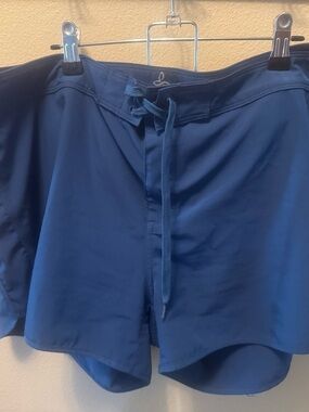 Prana Dark Marine Blue Swim Shorts